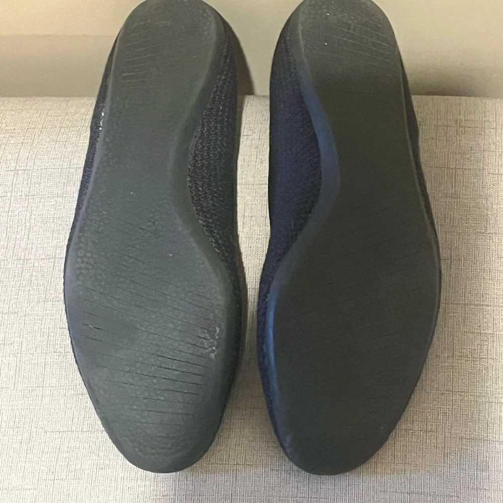 Allbirds Tree Breezer Ballet Flats in Night Navy, size 7.5